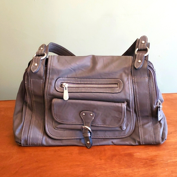 Gray Rosetti purse - Picture 1 of 6